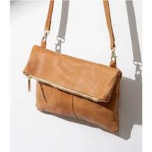 Noonday Collection Adwa fold over crossbody clutch bag small size‎